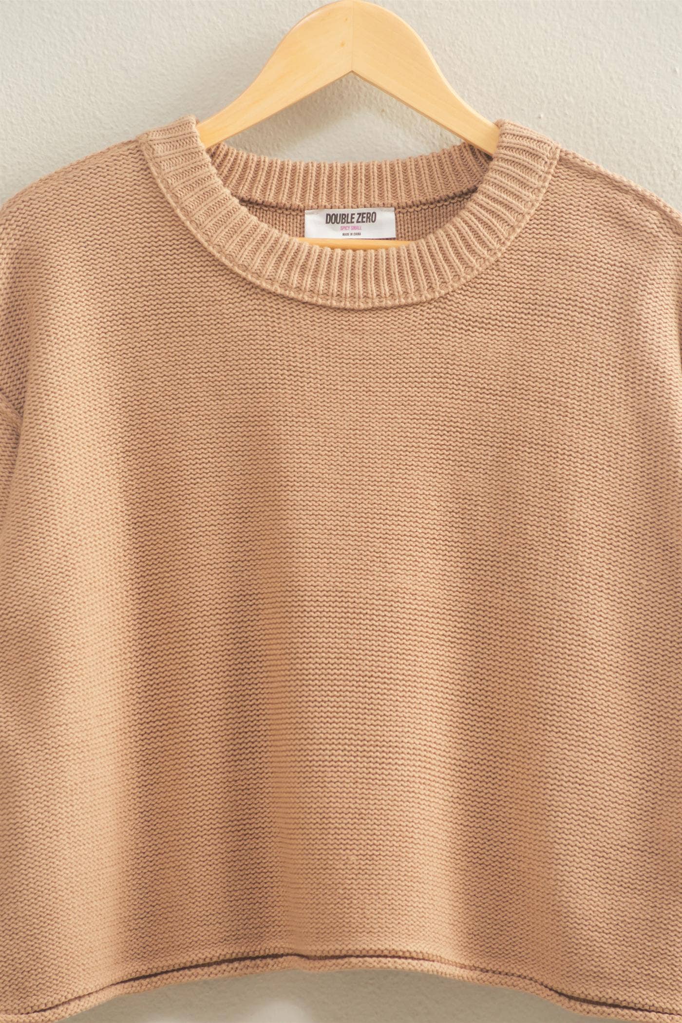 Cropped Oversized Sweater