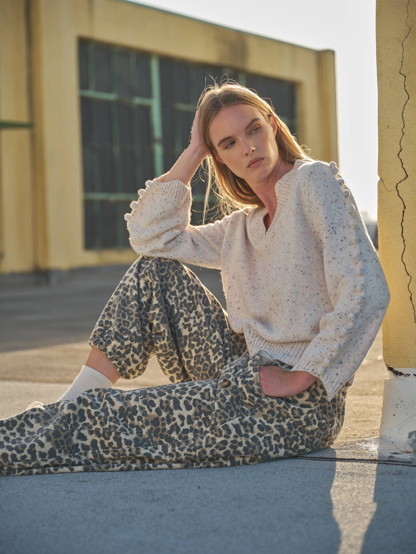 Leopard Print Joggers