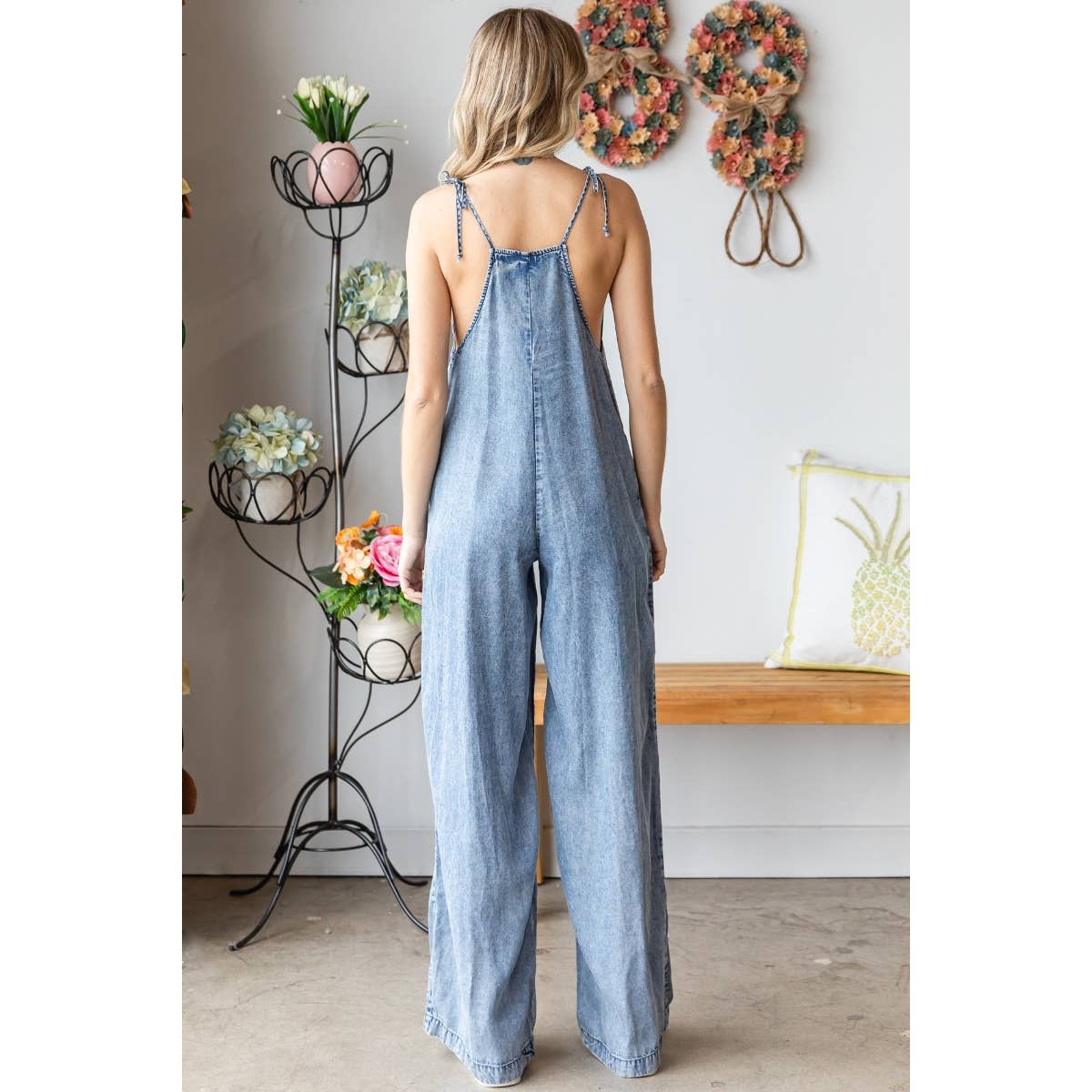 Washed Tencel Overall
