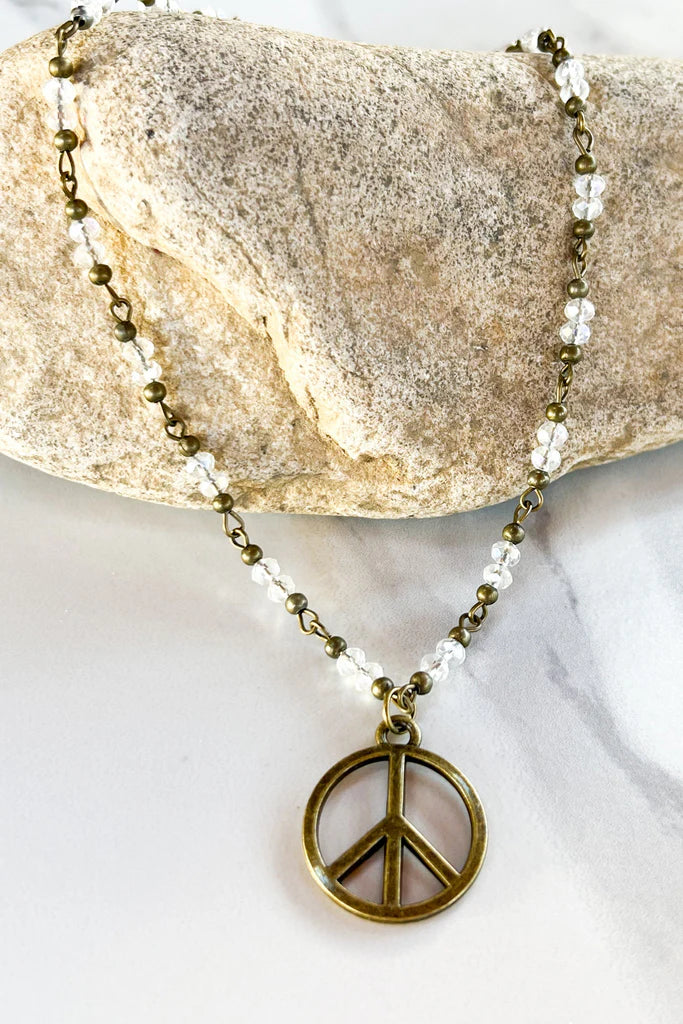 Bronze Peace Necklace