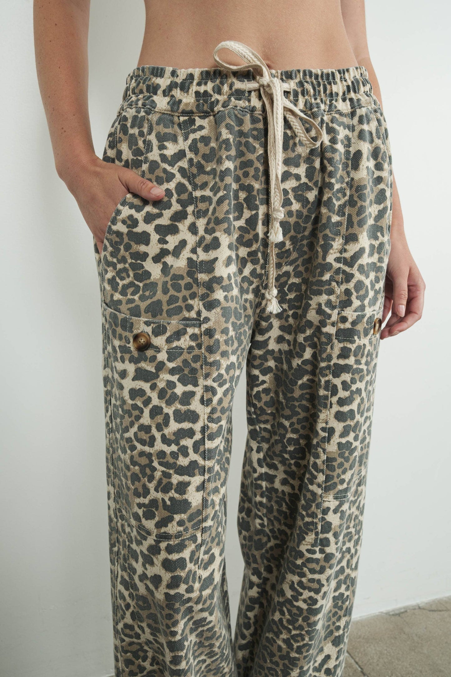 Leopard Print Joggers