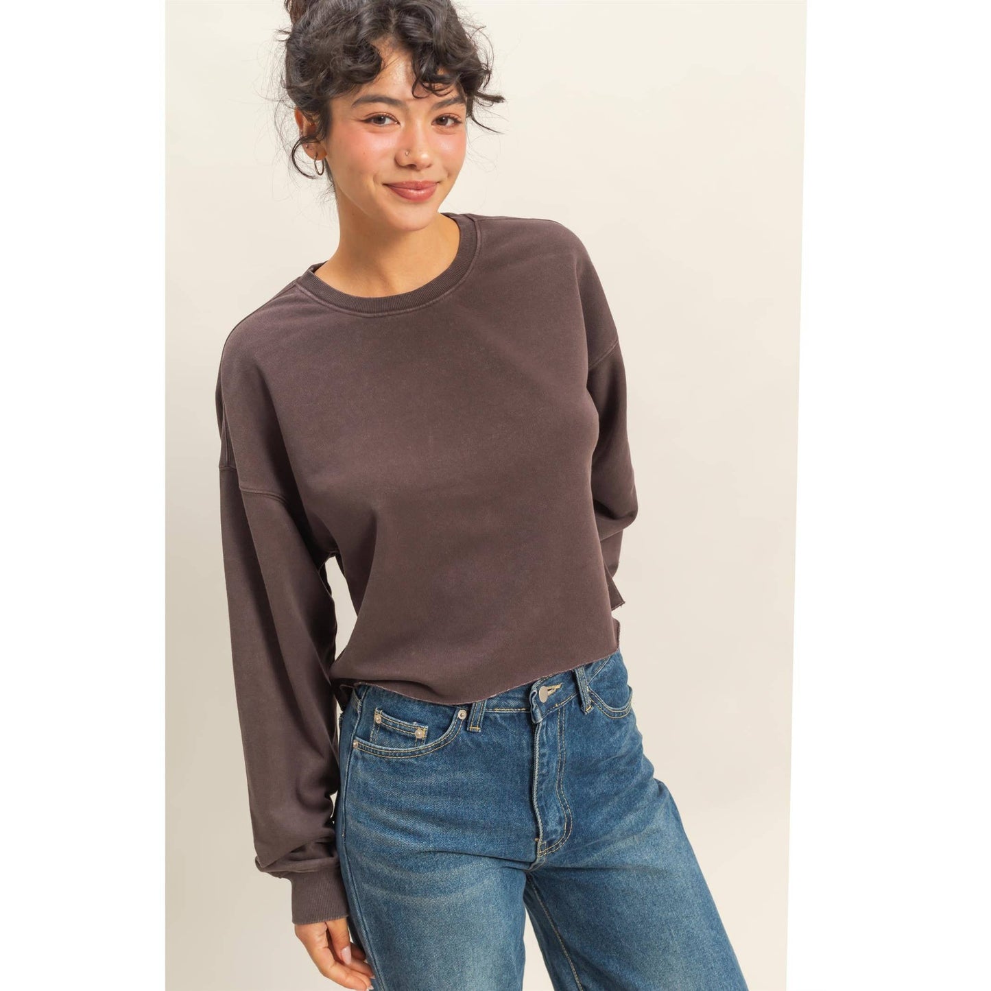 Cropped Crewneck Sweatshirts