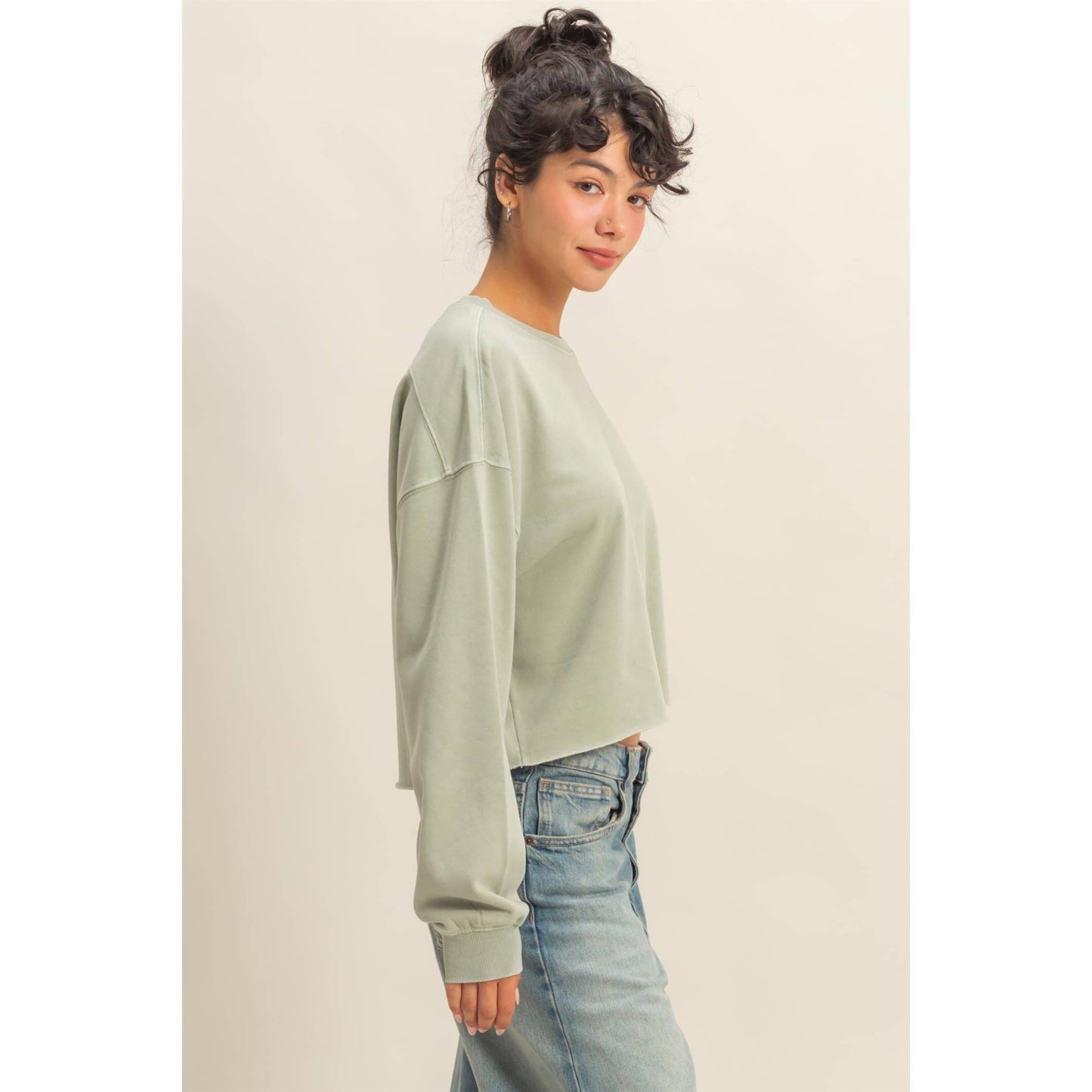 Cropped Crewneck Sweatshirts