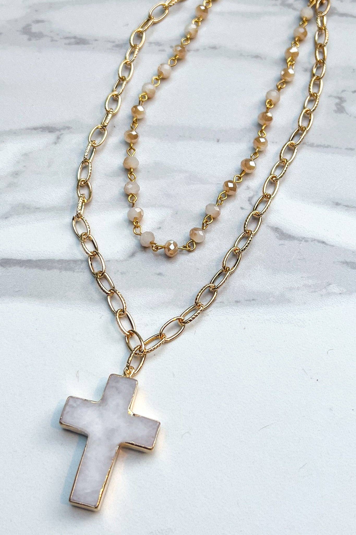 Eve Blush Short Necklace