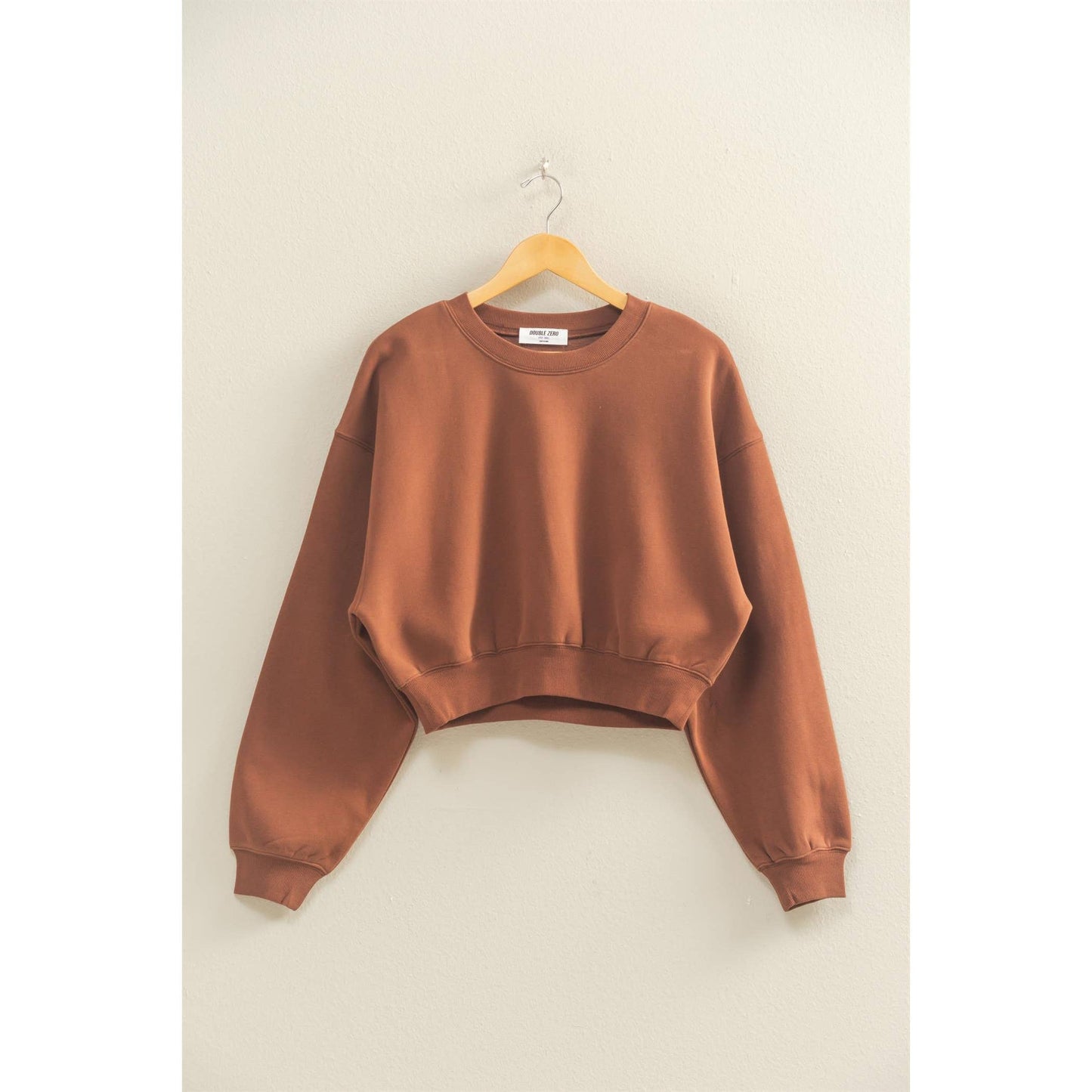 Everyday Long Sleeve Cropped Sweatshirt
