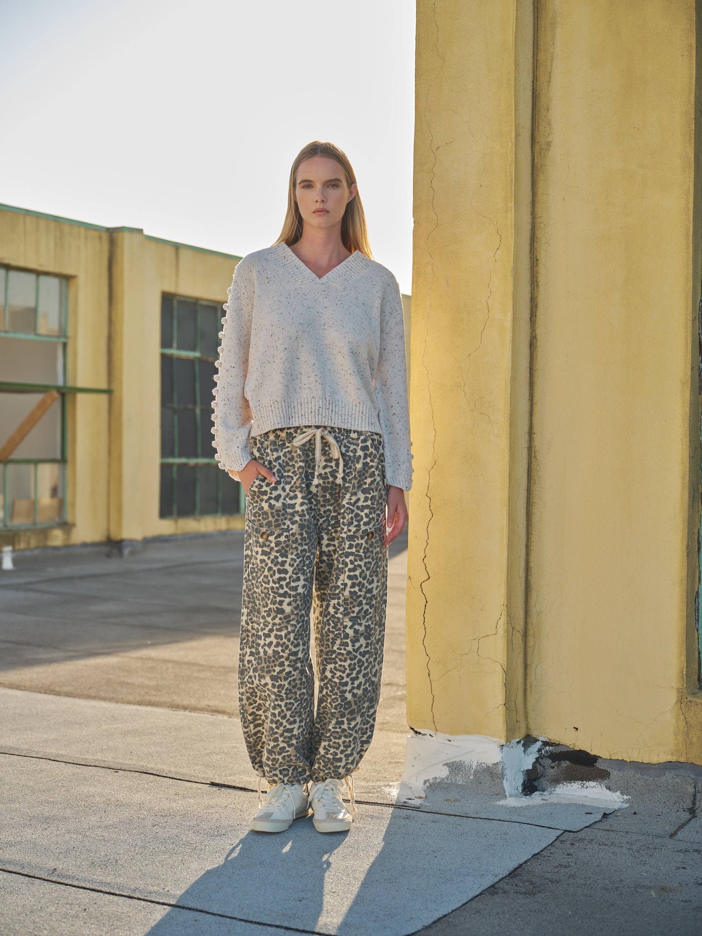 Leopard Print Joggers