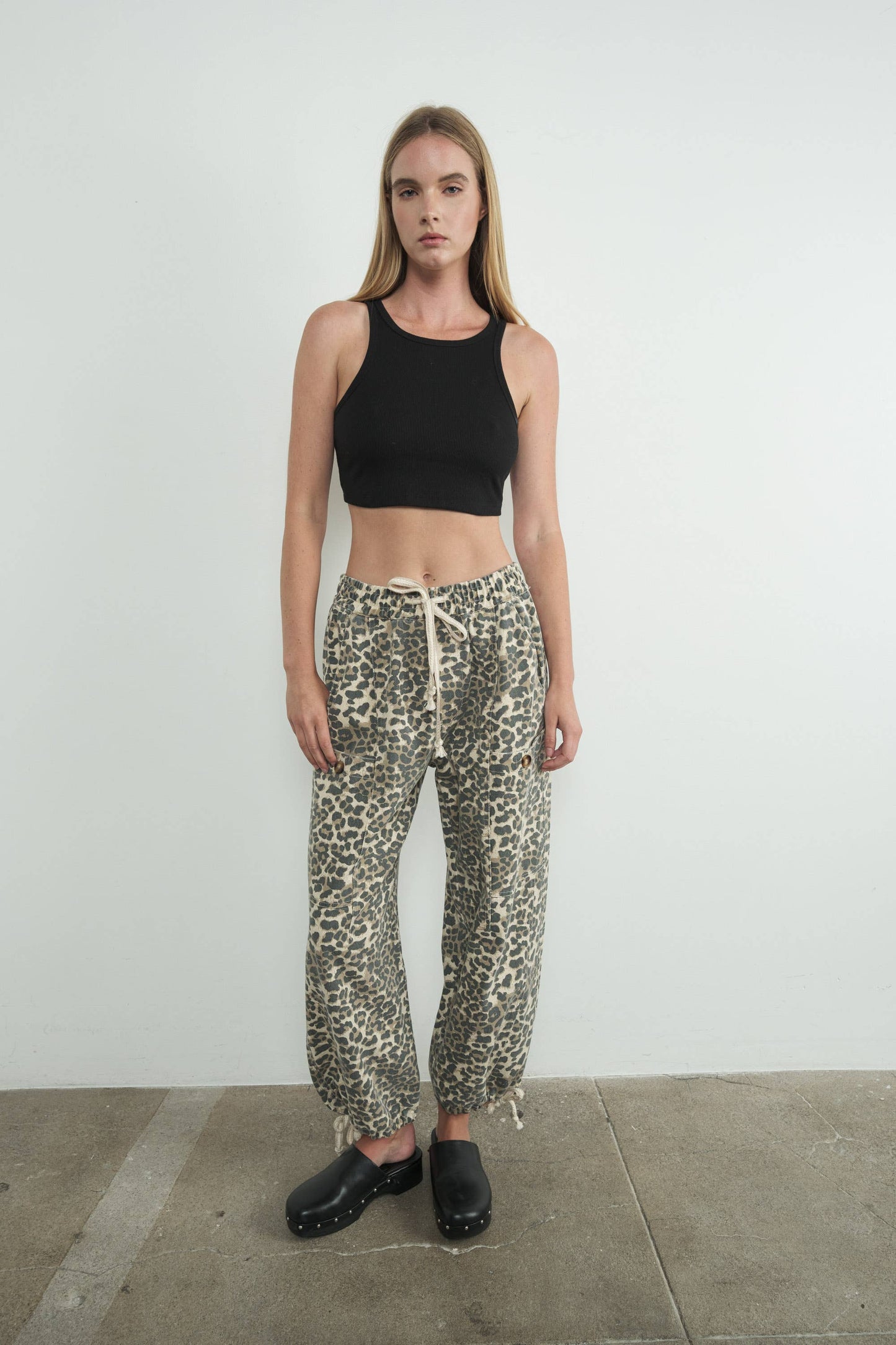 Leopard Print Joggers