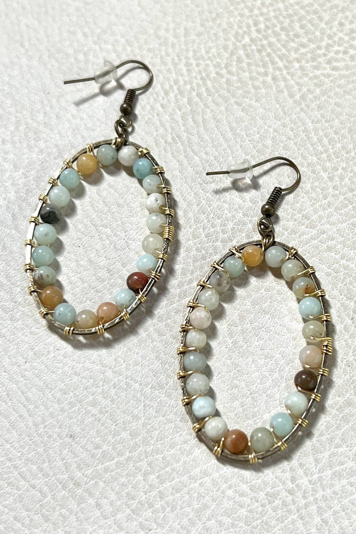 Calista Earrings Amazonite