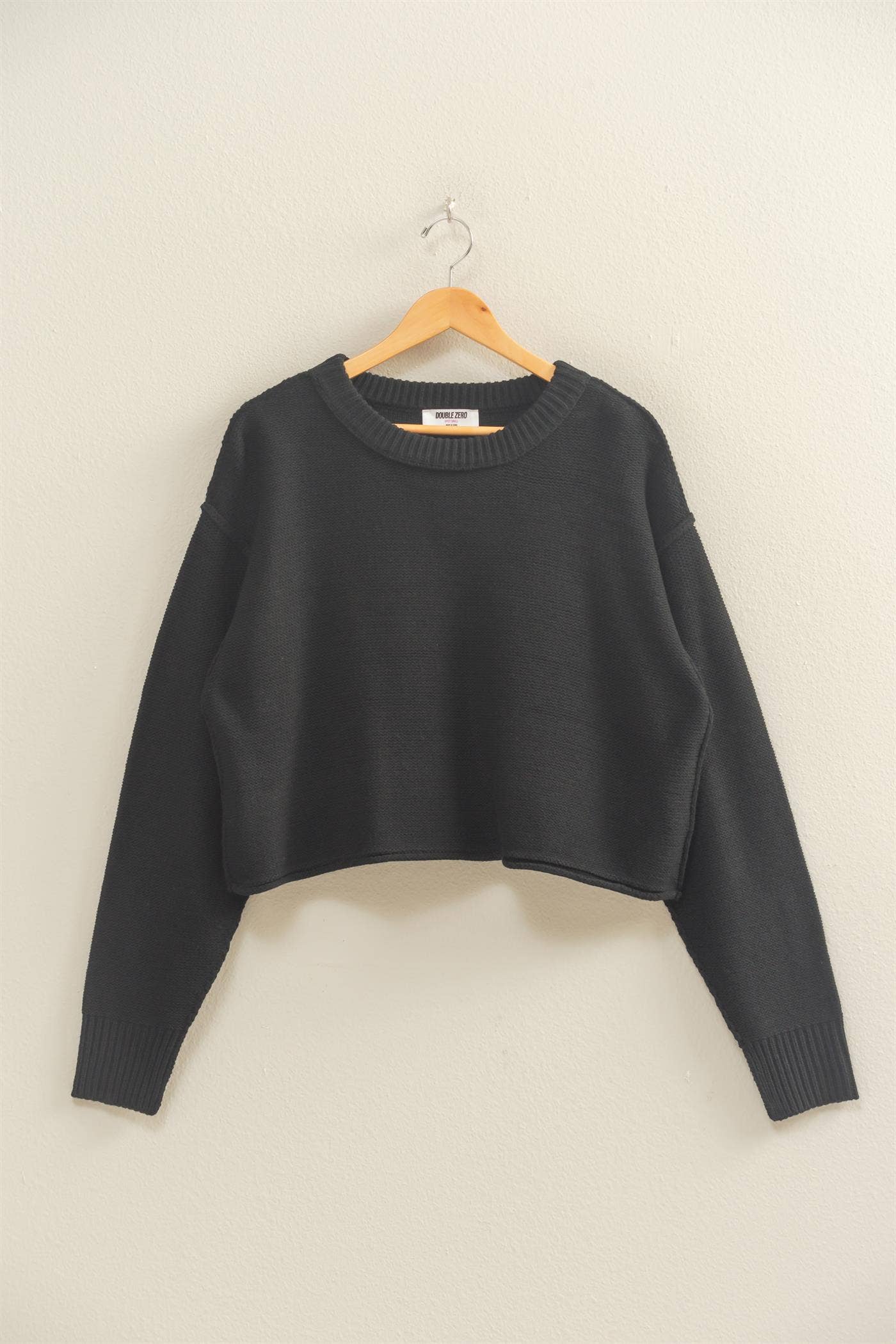 Cropped Oversized Sweater
