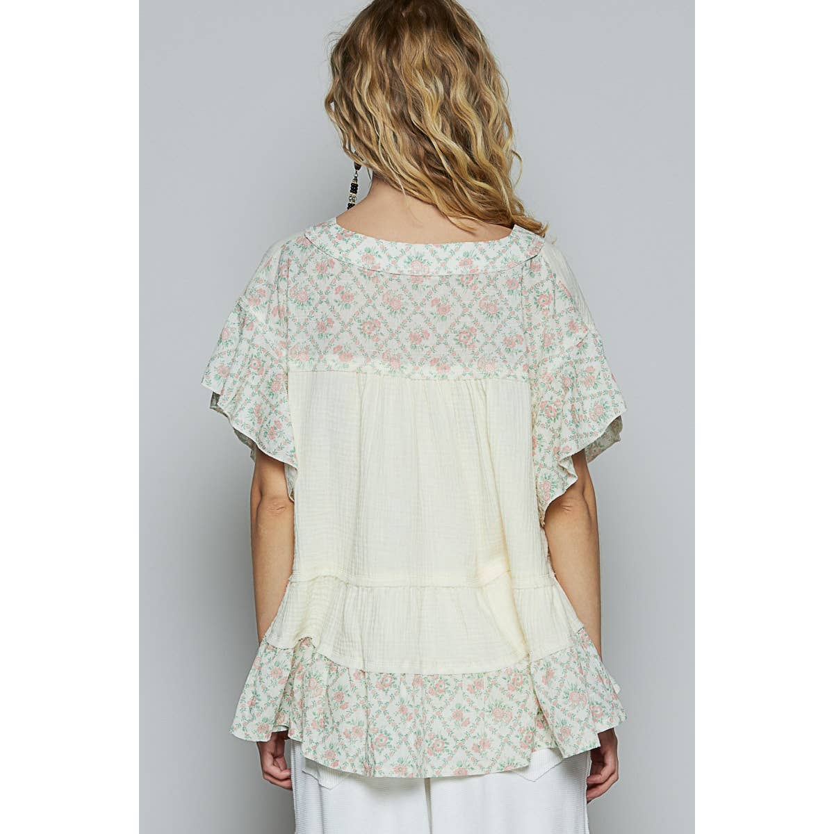 Natural Woven Top