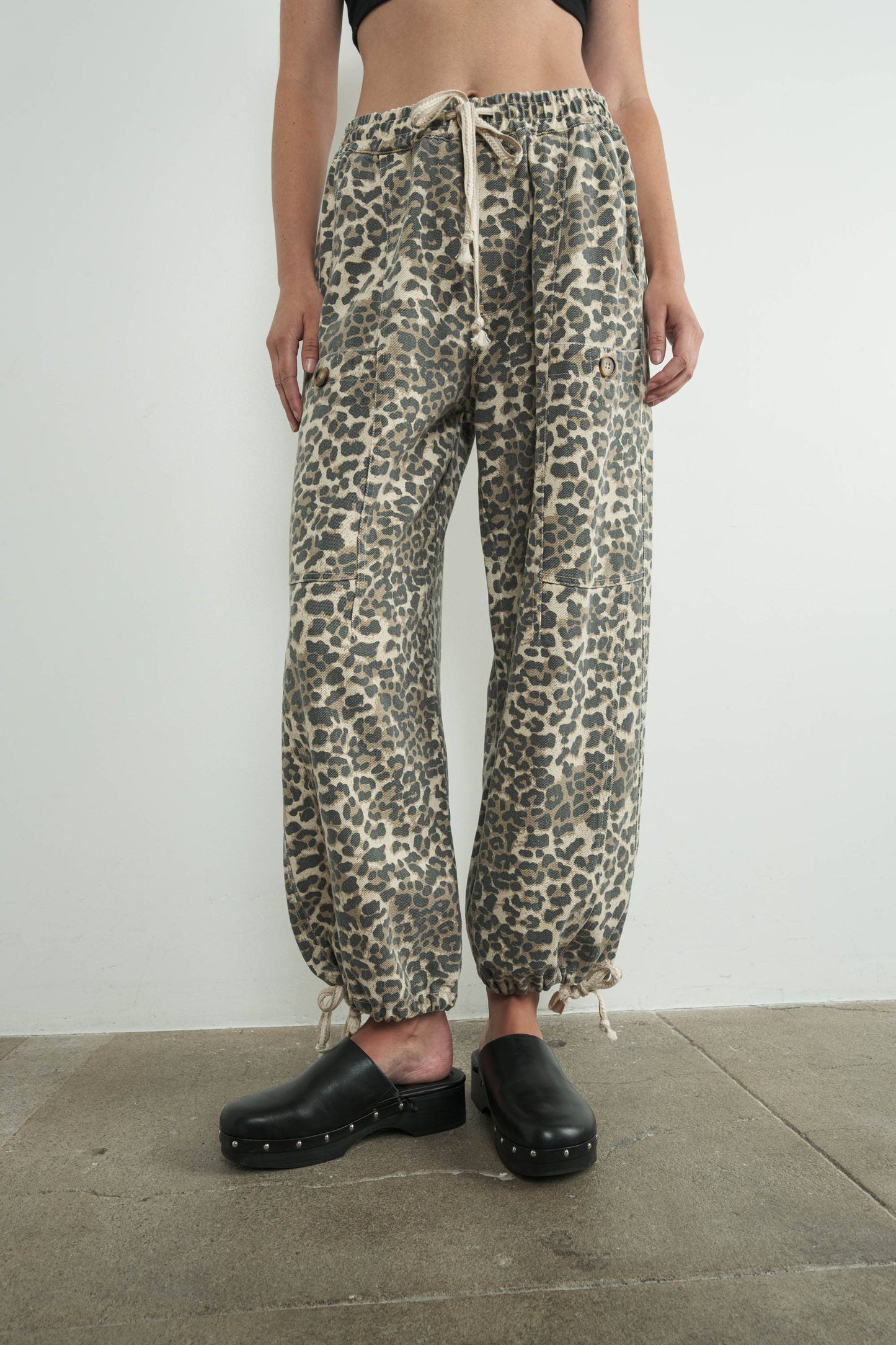 Leopard Print Joggers