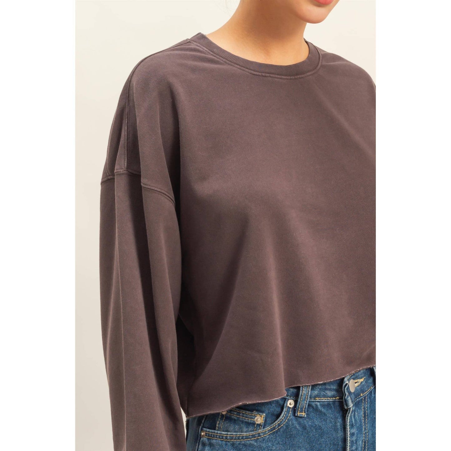 Cropped Crewneck Sweatshirts