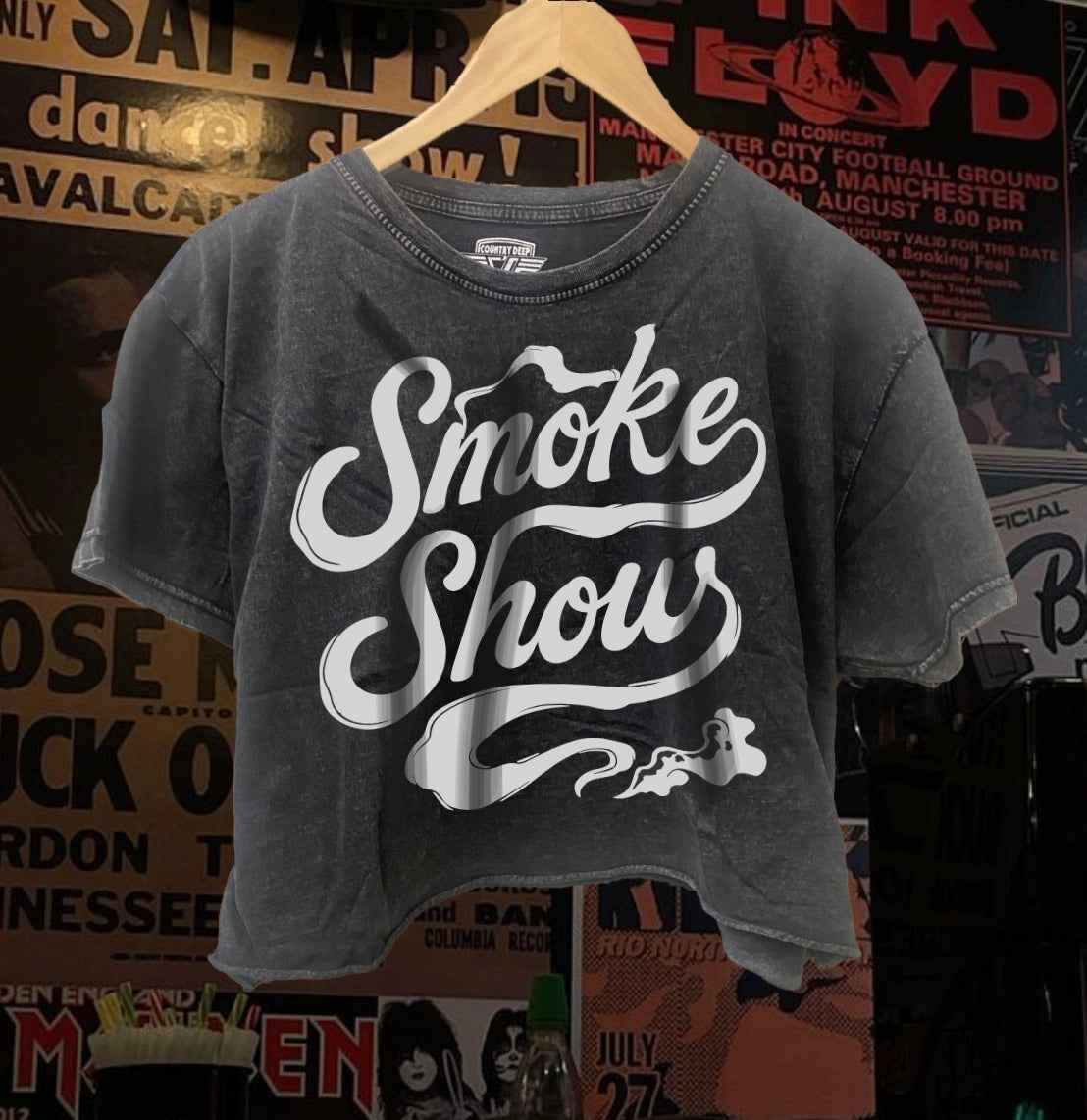 Smoke Show Cropped T Shirt