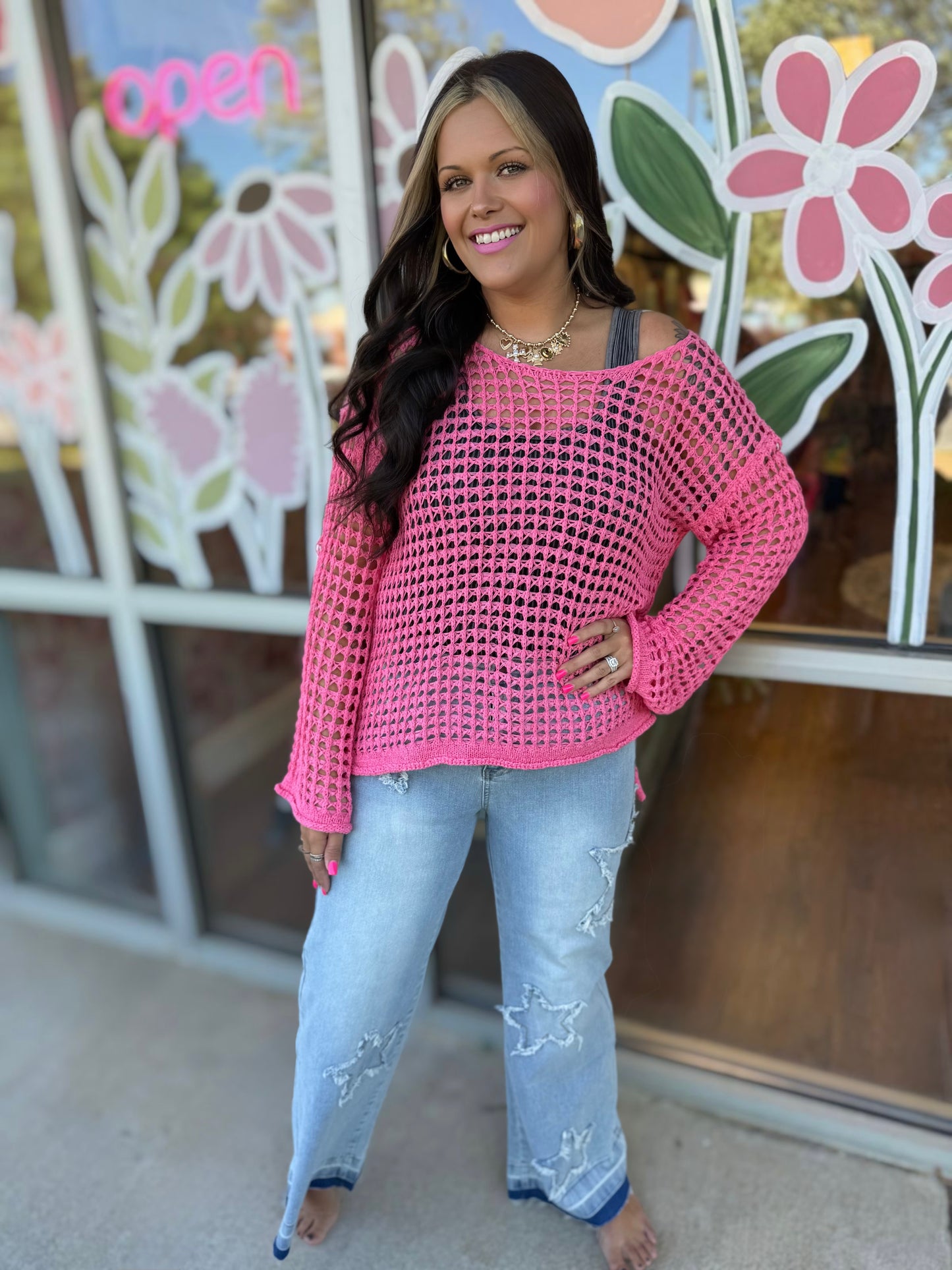 Denim Patch Jeans