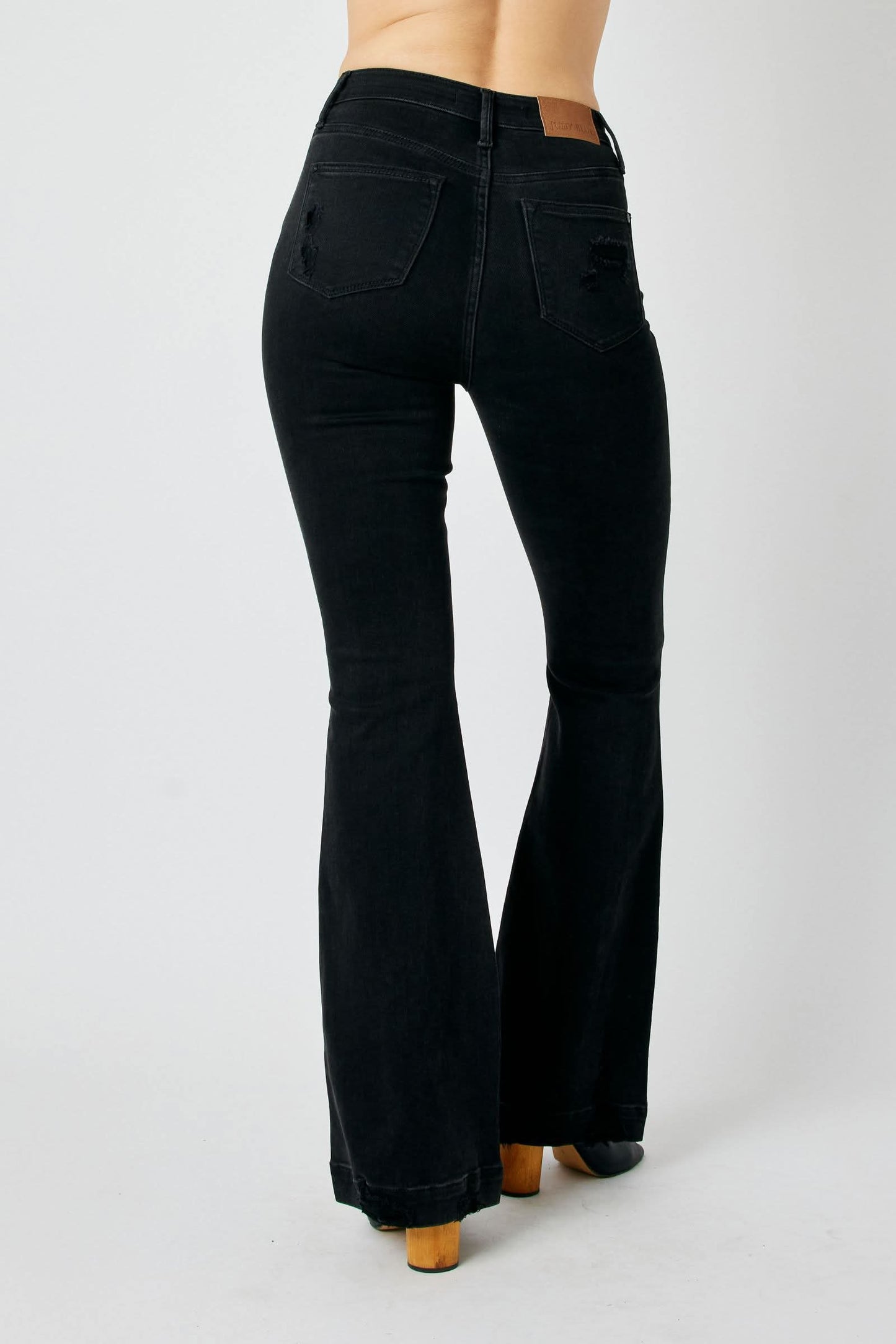 Black Tummy Control JB Flares
