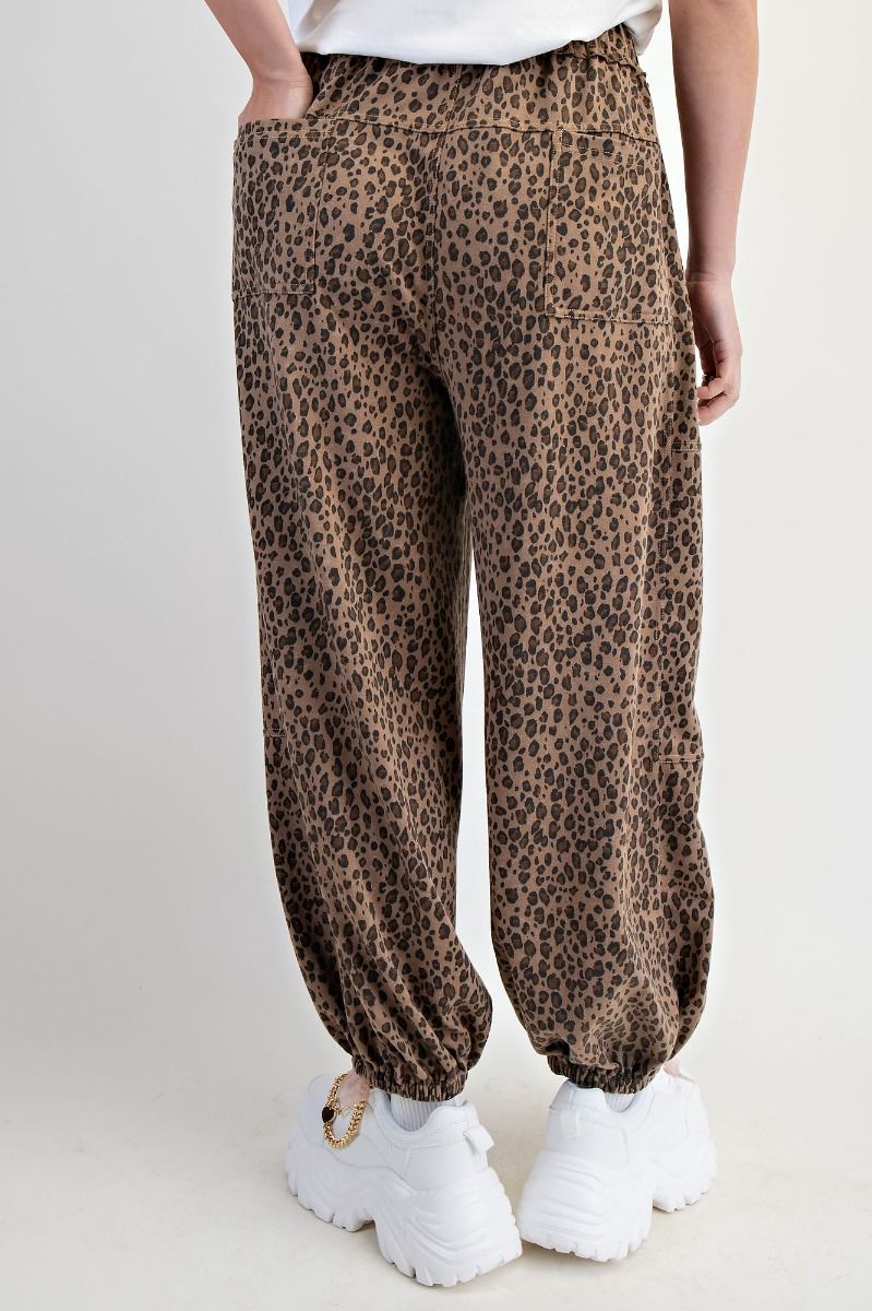 Leopard Joggers