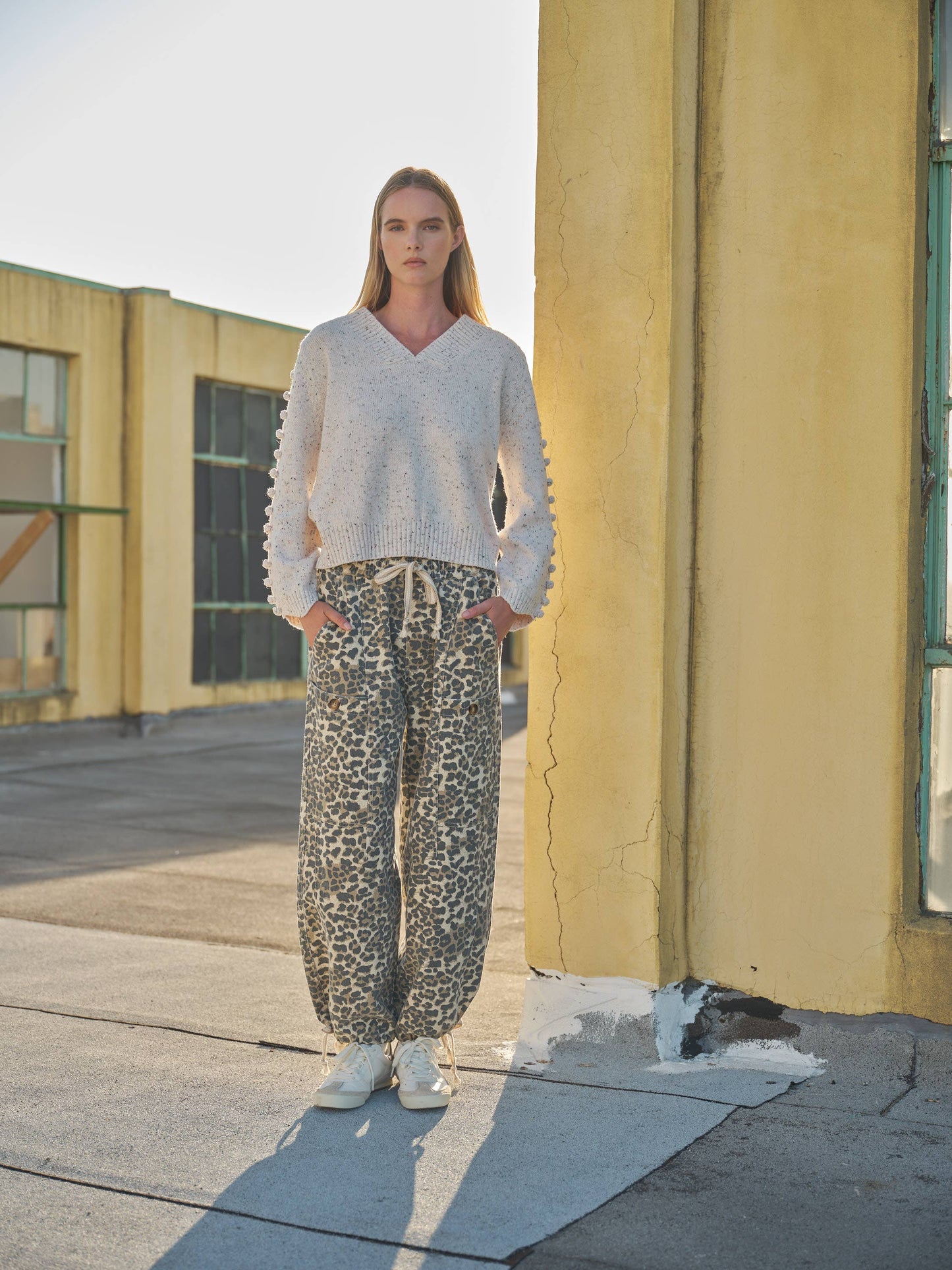 Leopard Print Joggers