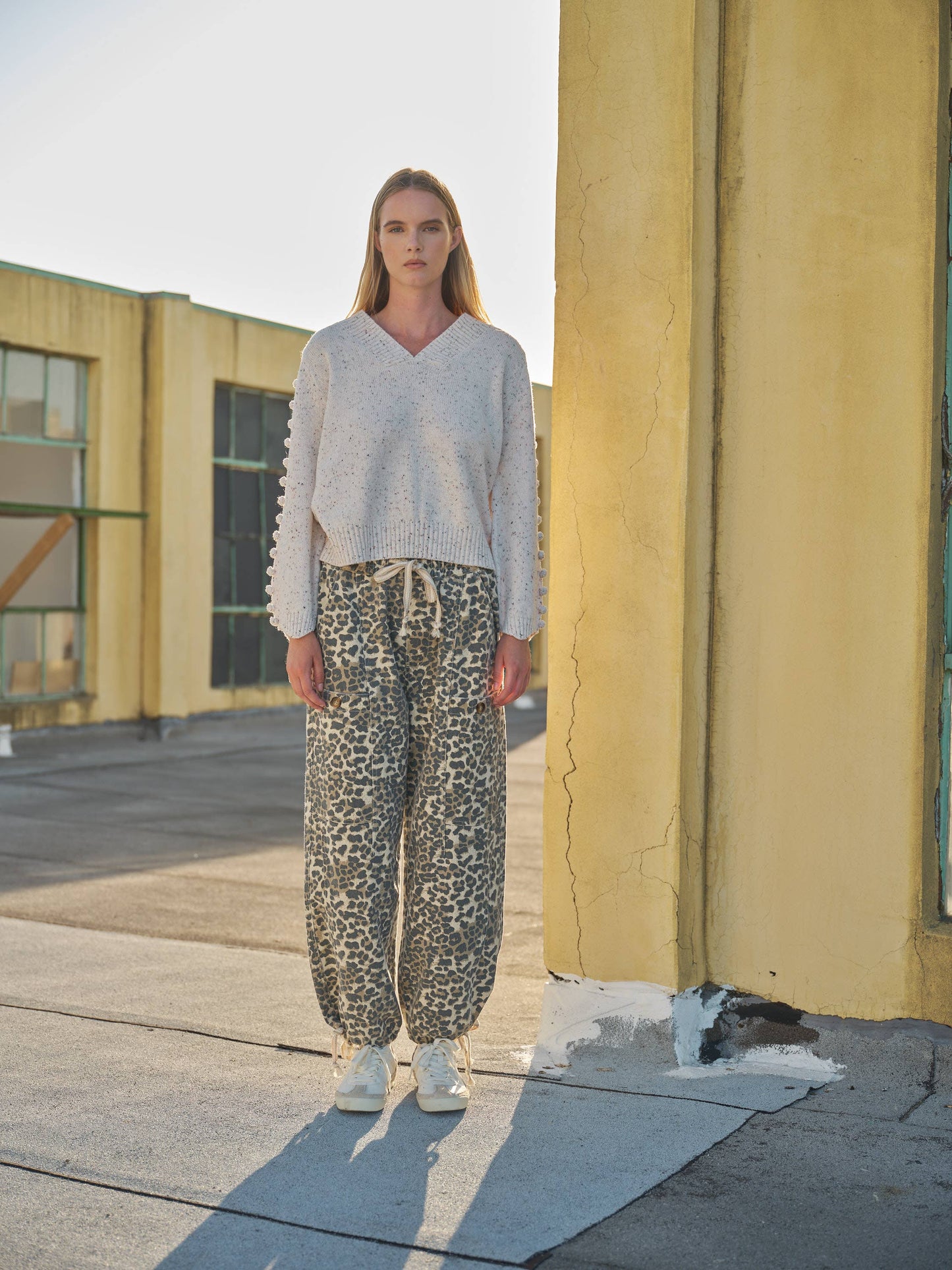 Leopard Print Joggers