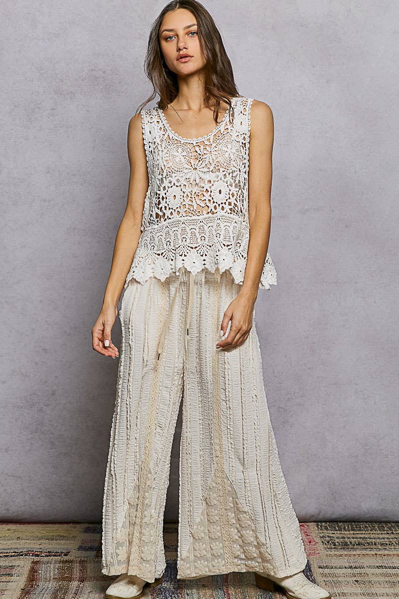 Sleeveless Crochet Top