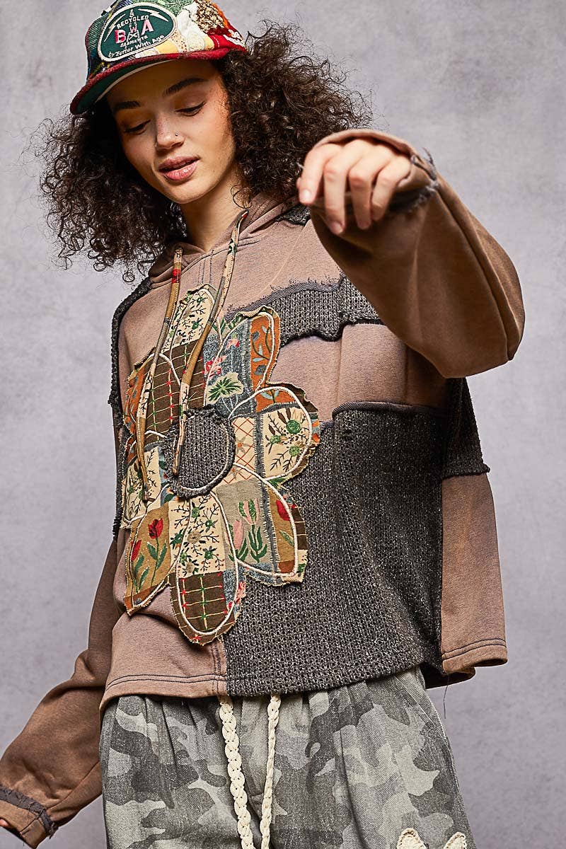 Flower Patch Knit Top