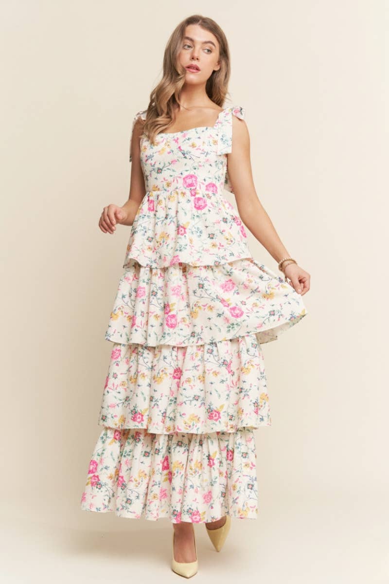 Floral Tiered Maxi