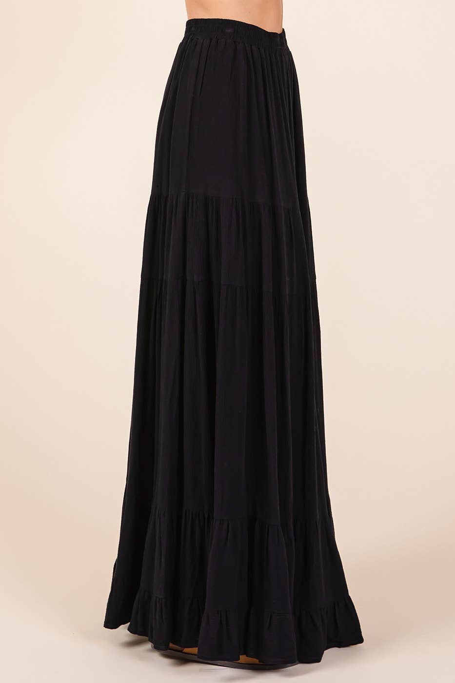 Tiered Flowy Maxi Skirt