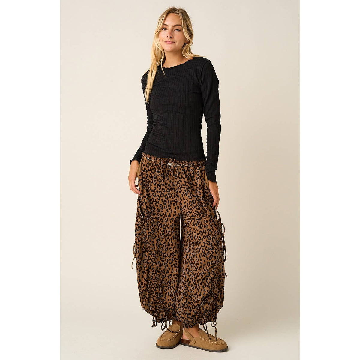 PRE ORDER Leopard Print Joggers