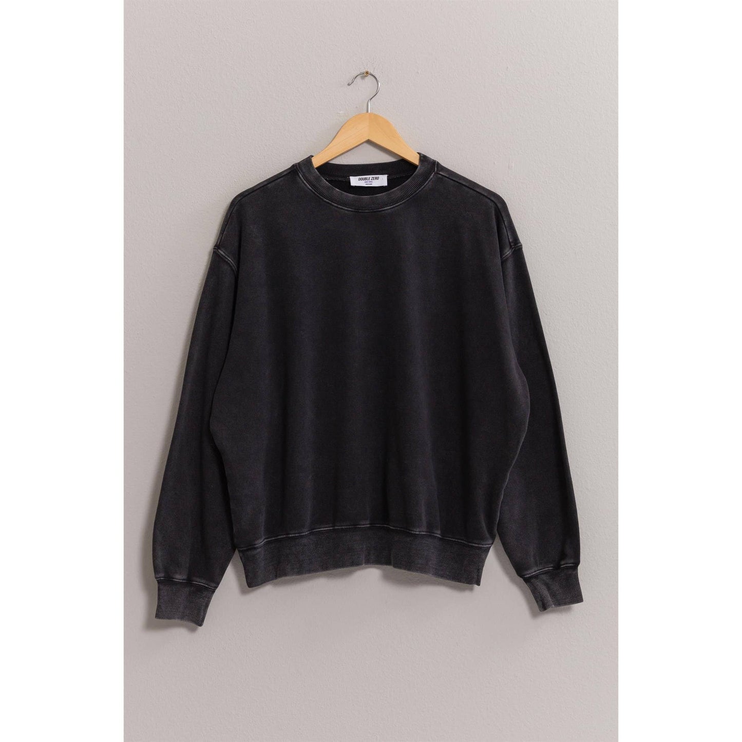 Drop Shoulders Crew Neck Sweatshirt