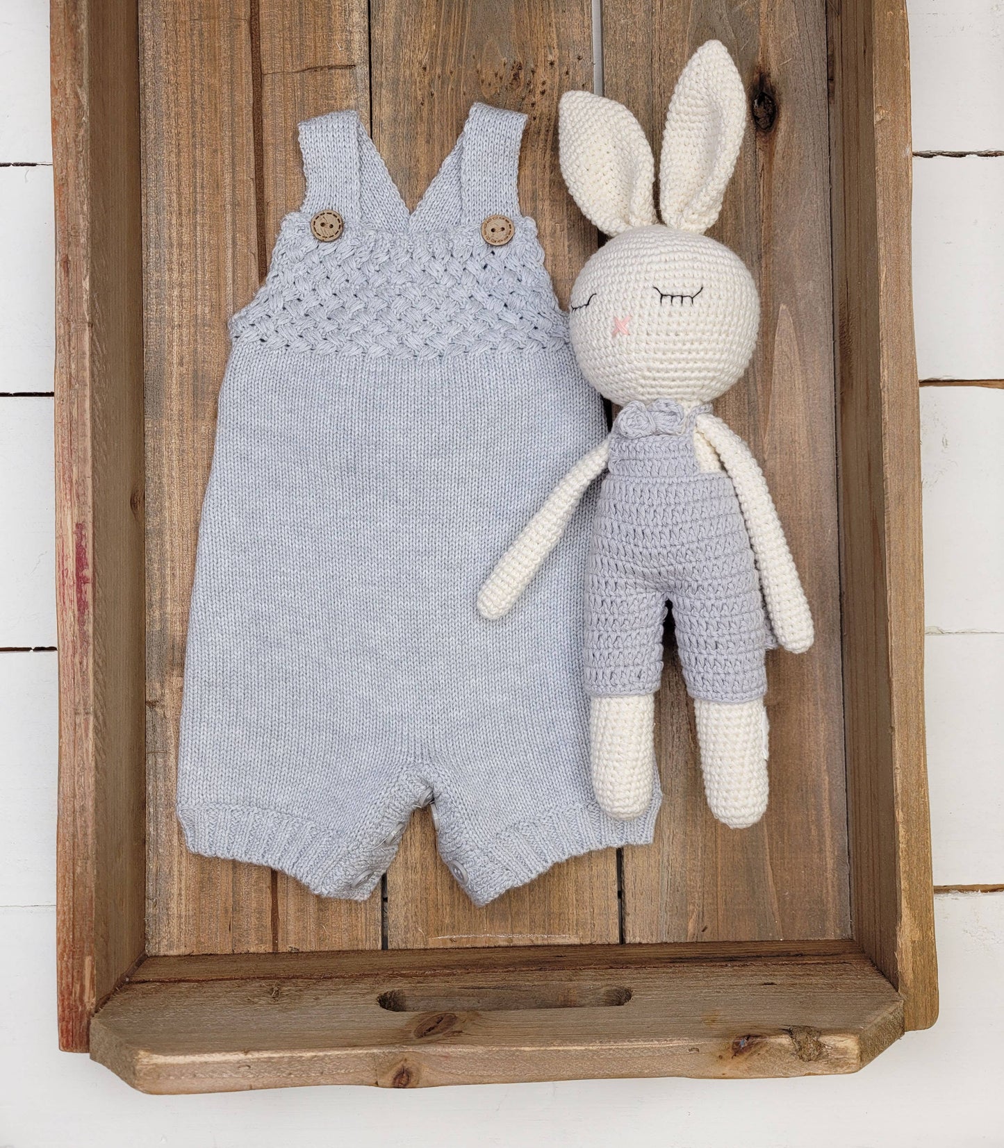 Charlie Knit Spring Romper Baby Boys Girls Easter