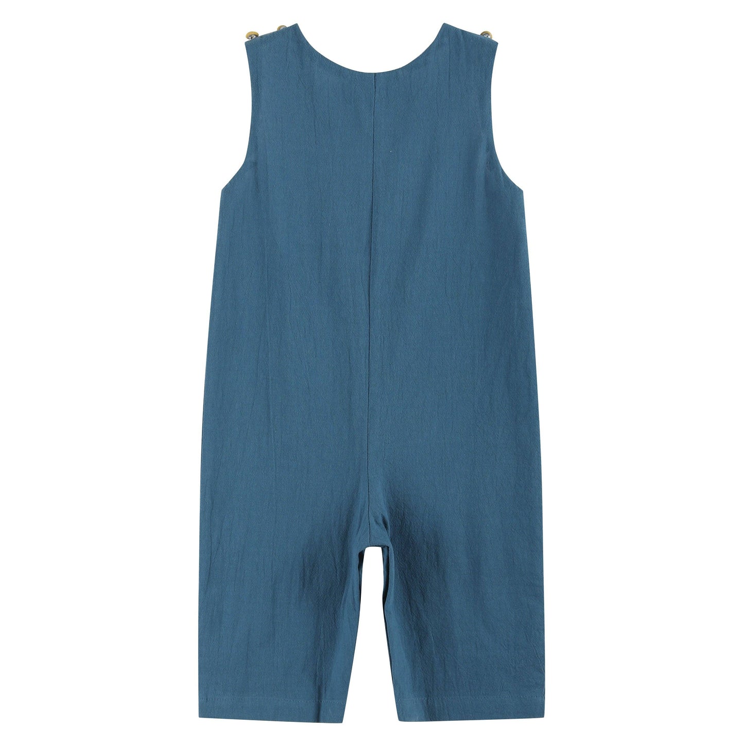 Cobalt Blue Turkey Smocked Overalls