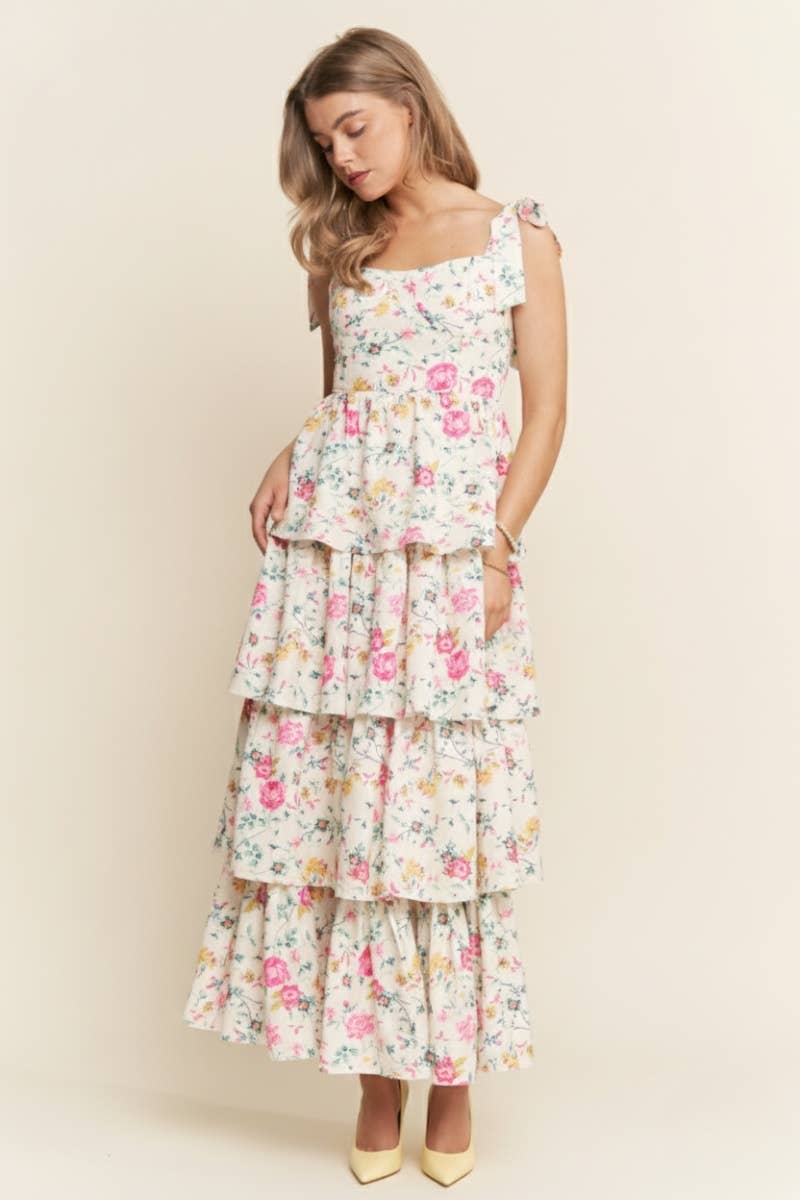 Floral Tiered Maxi