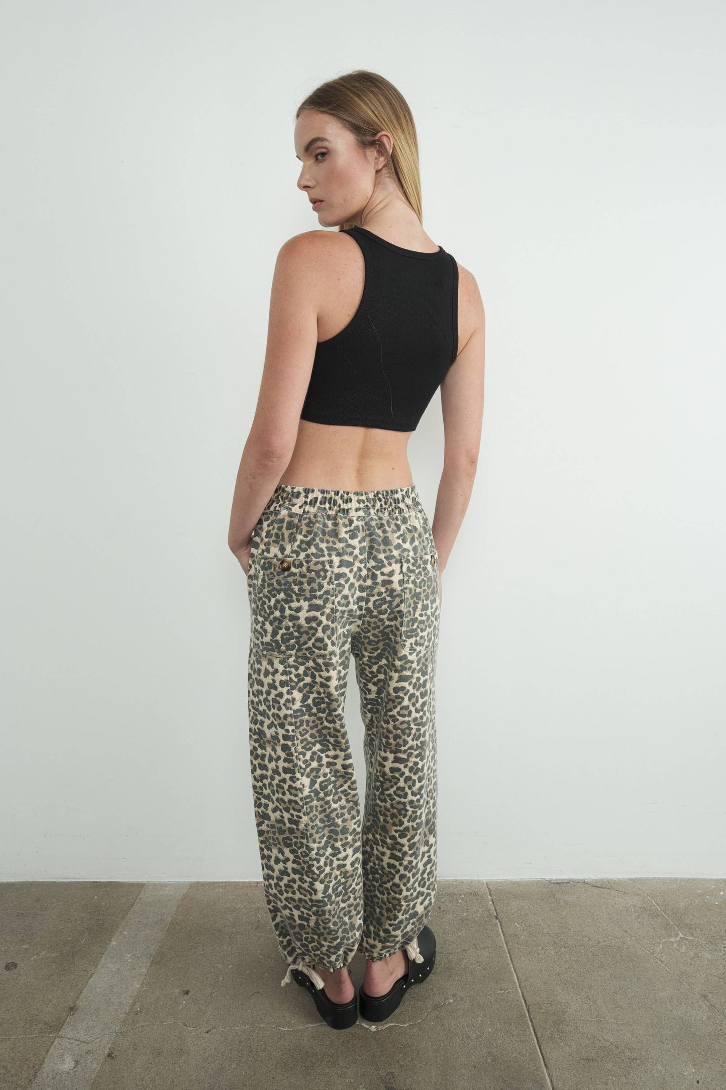 Leopard Print Joggers