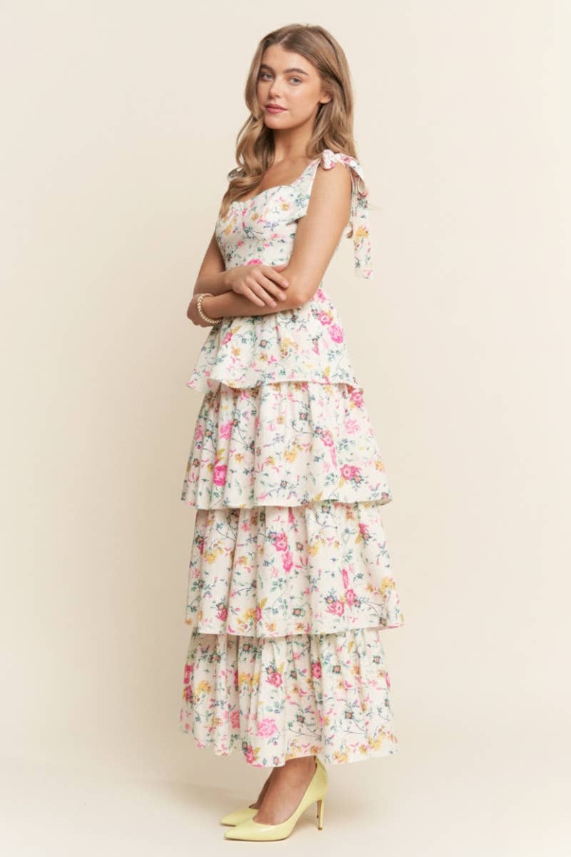 Floral Tiered Maxi