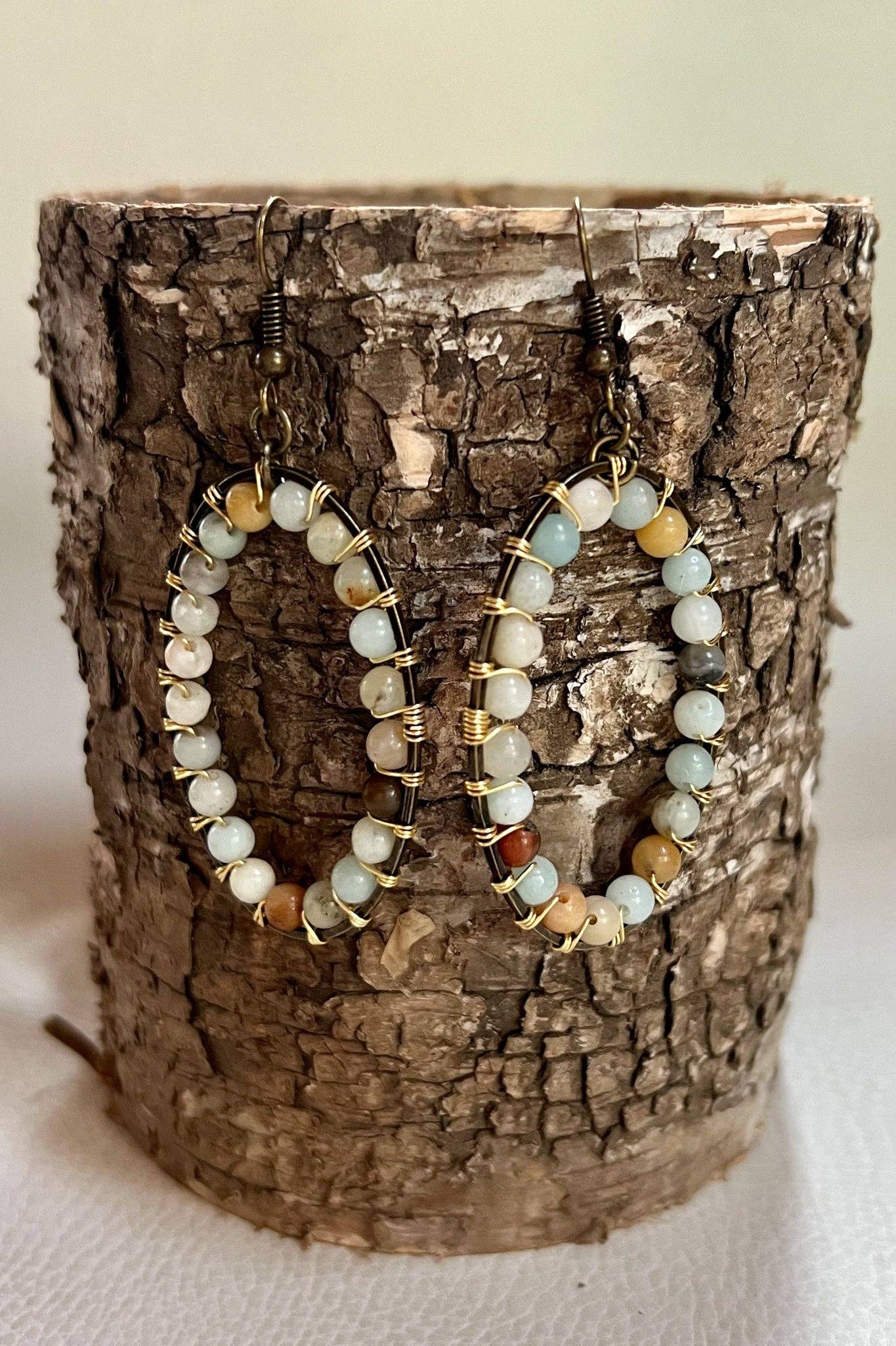 Calista Earrings Amazonite