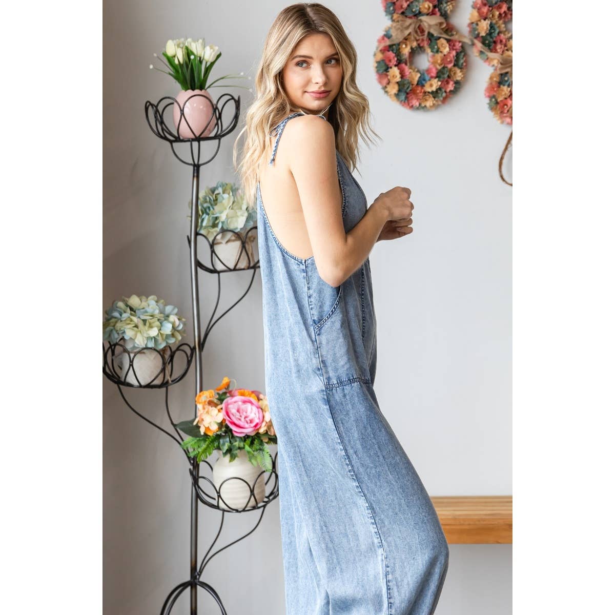 Washed Tencel Overall