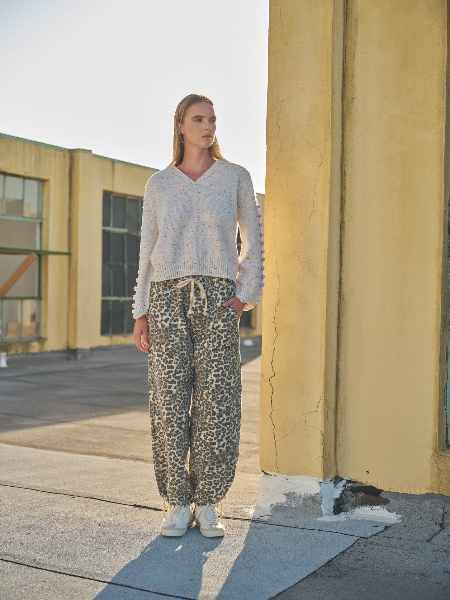 Leopard Print Joggers