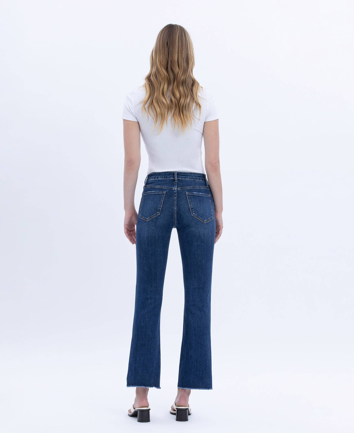 Tummy Control HR Crop Jeans