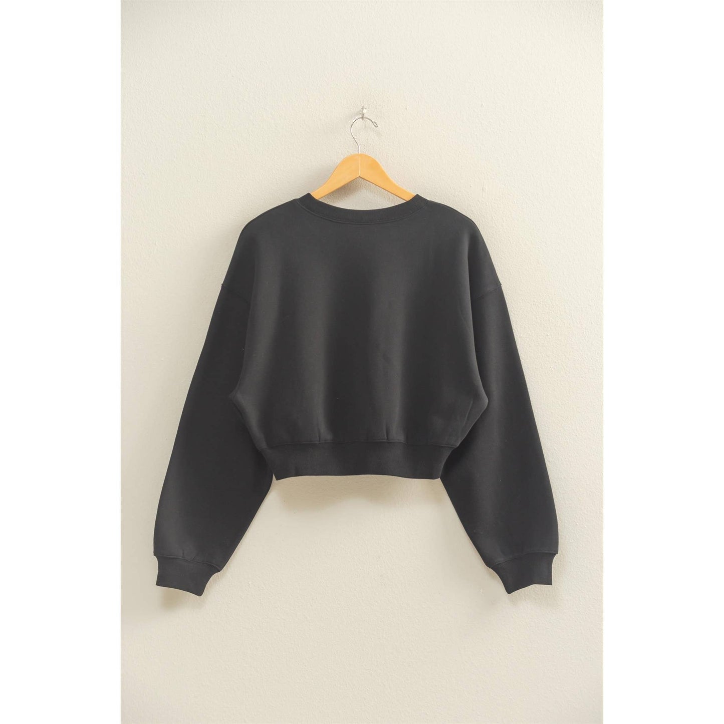 Everyday Long Sleeve Cropped Sweatshirt