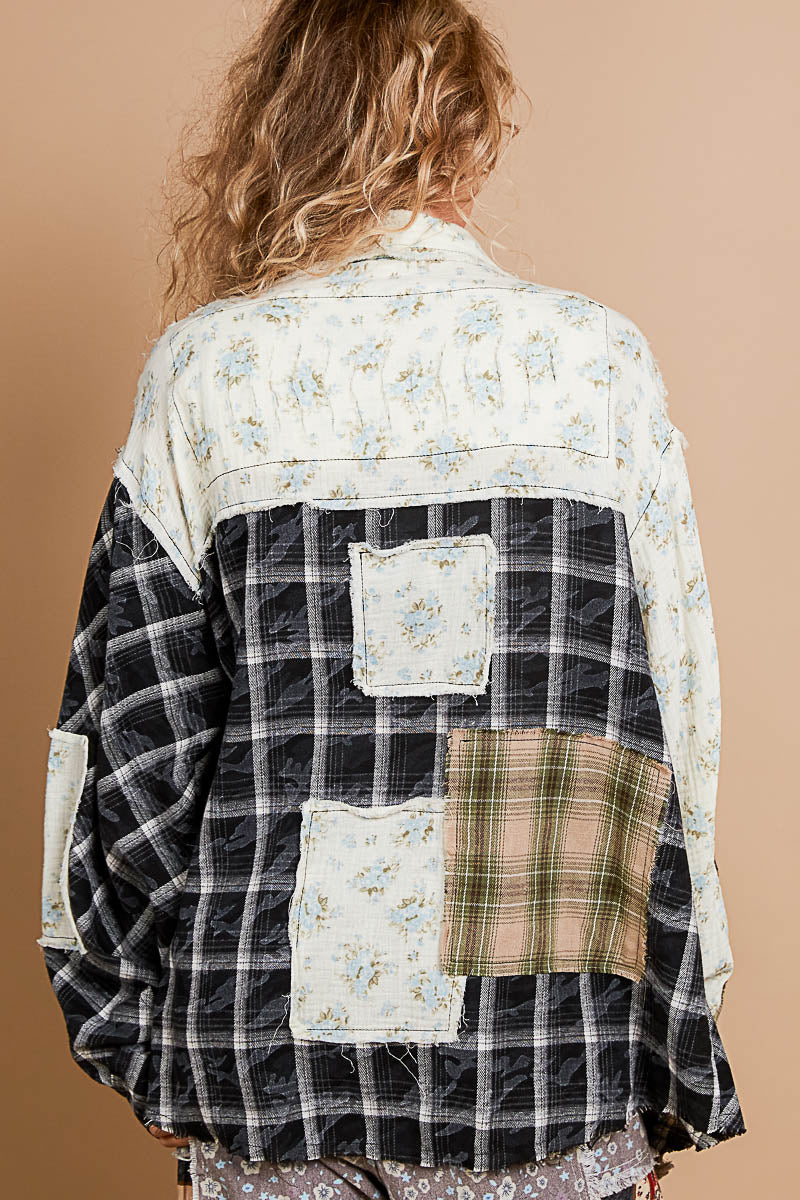 Floral Patchwork Flannel