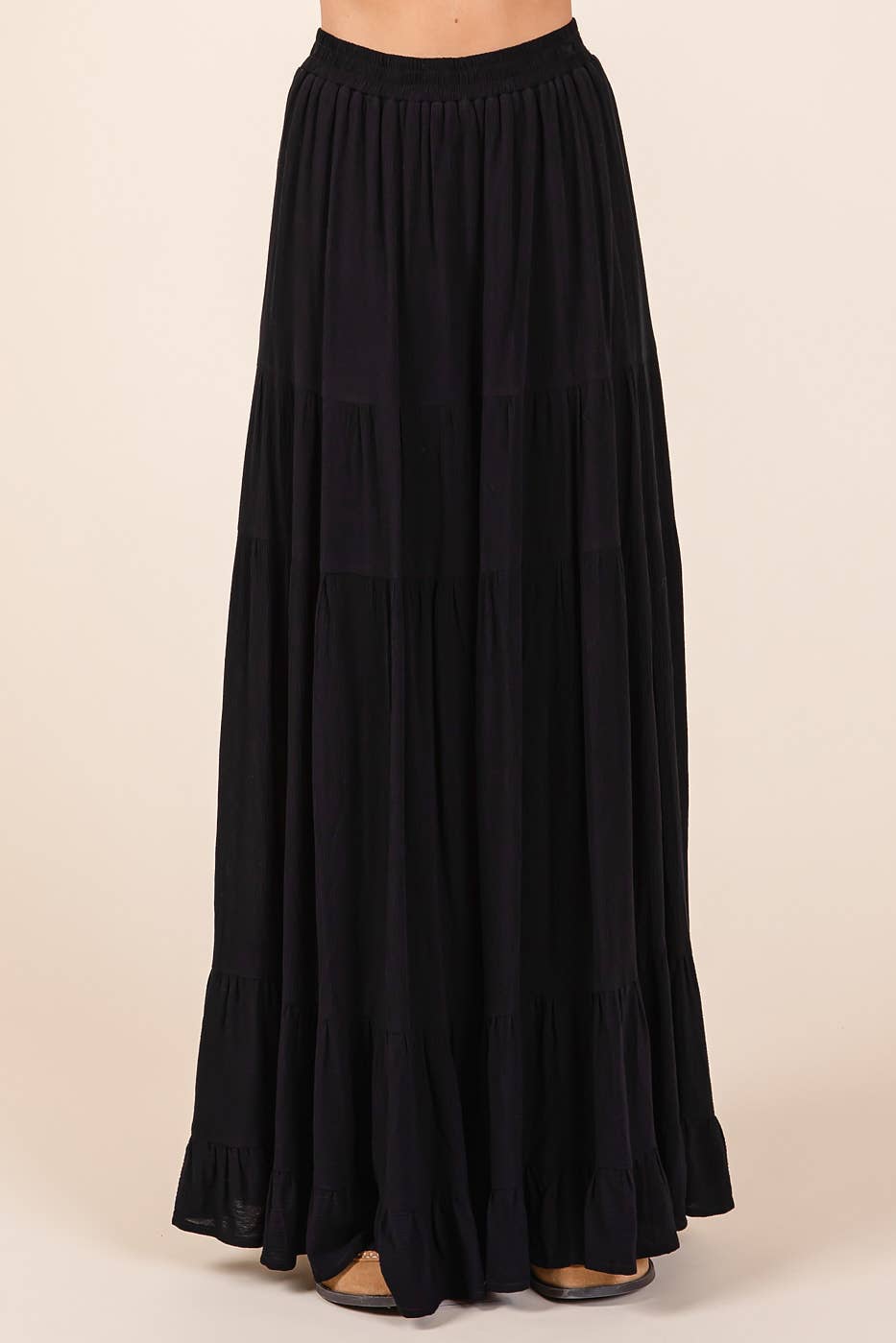 Tiered Flowy Maxi Skirt