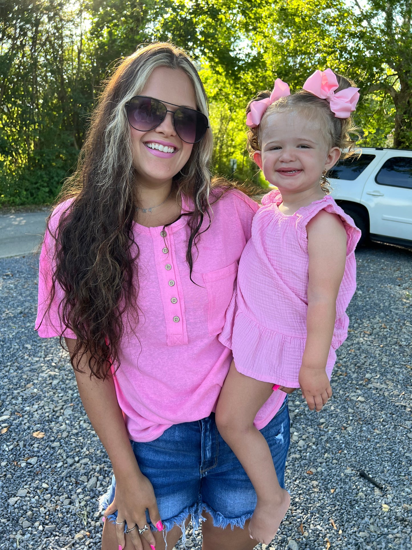 Barbie Pink Henley