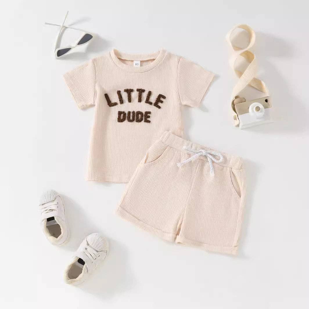 Short Sleeve Shorts Casual Comfort Set for Baby Boys