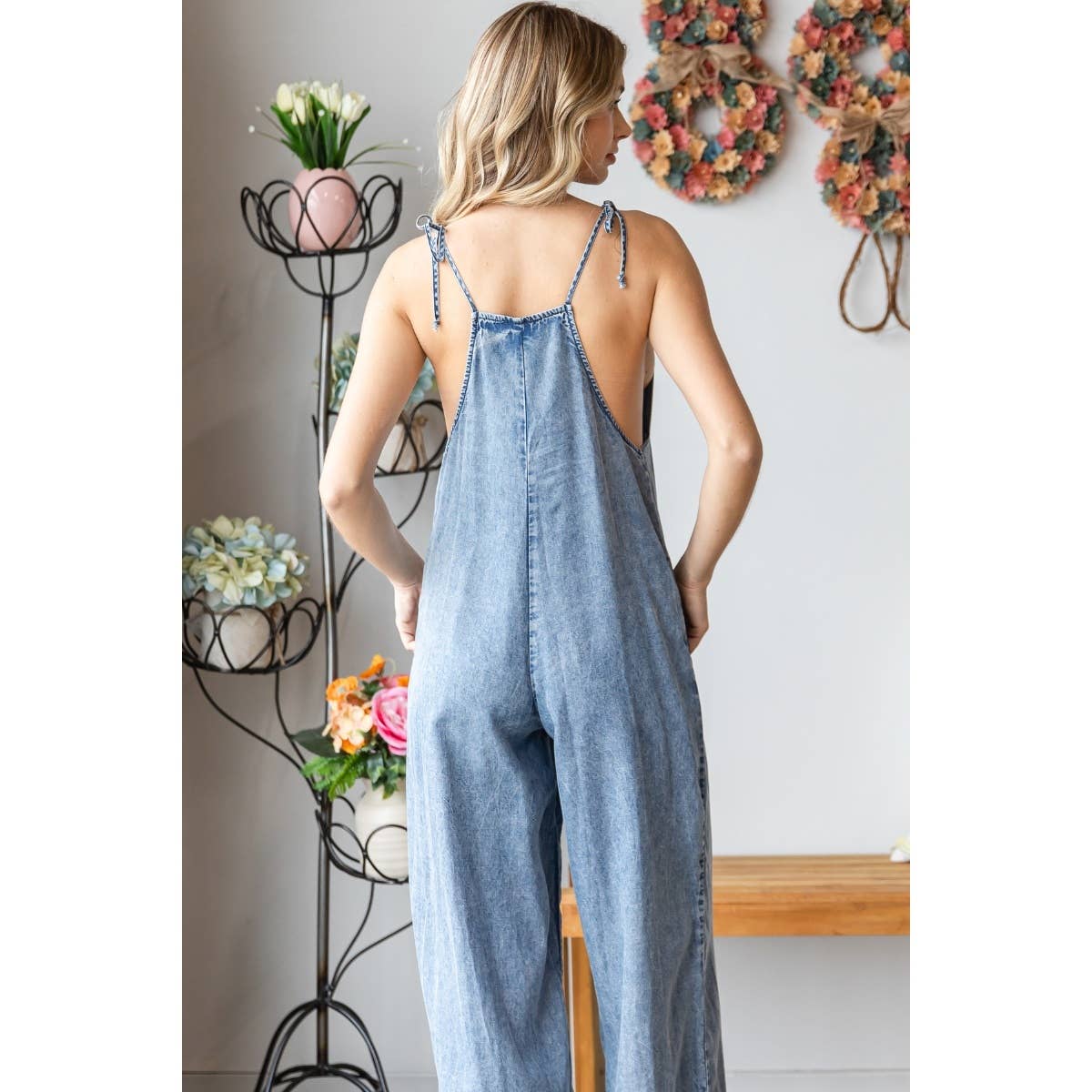 Washed Tencel Overall