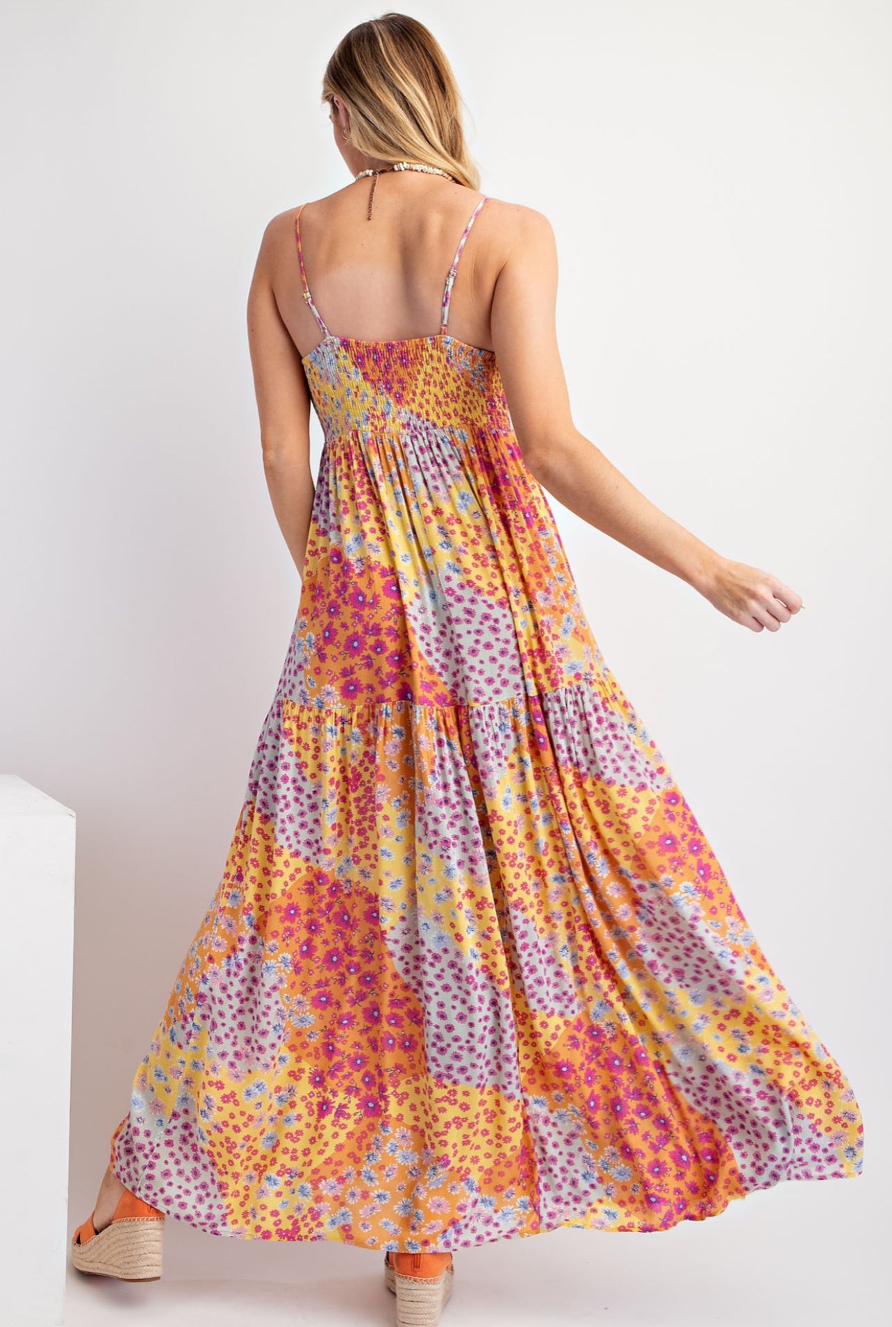 Flower Patchwork Maxi