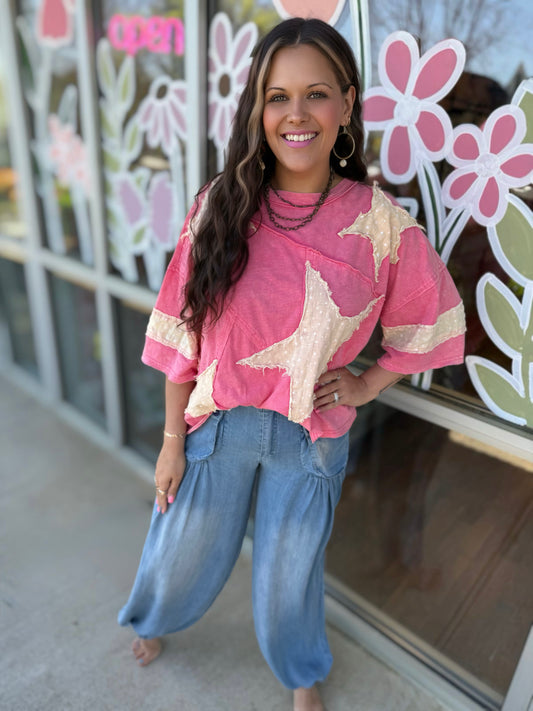Wide Denim Pants