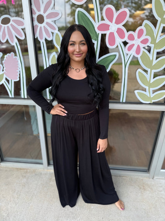 Black 2 Piece Set