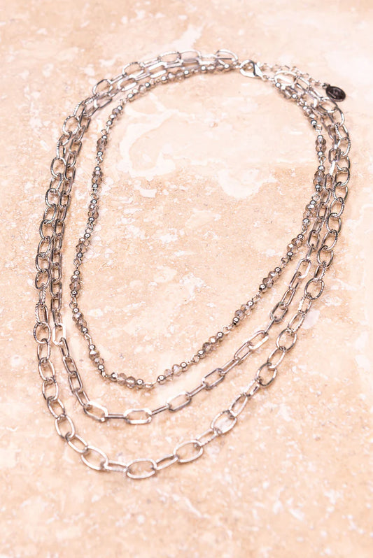 Silver Cybil Necklace