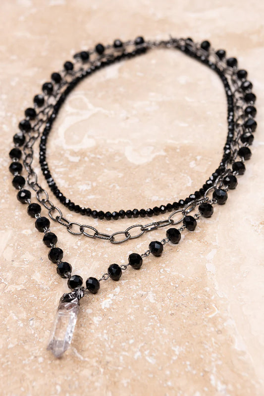 Black Abbie Necklace