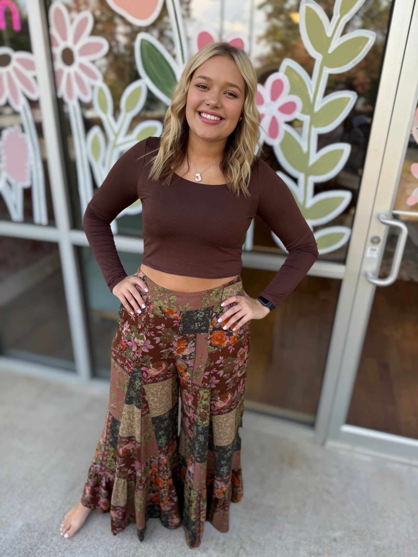 Olive Patchwork Pants