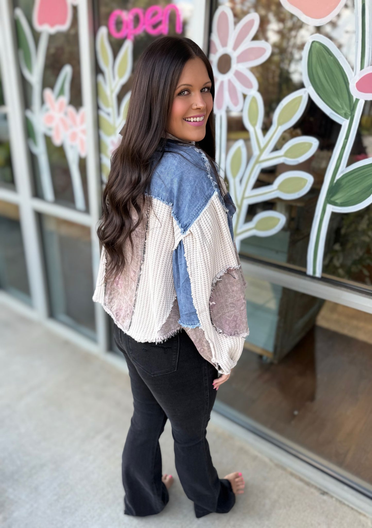 Jean Patchwork Jacket